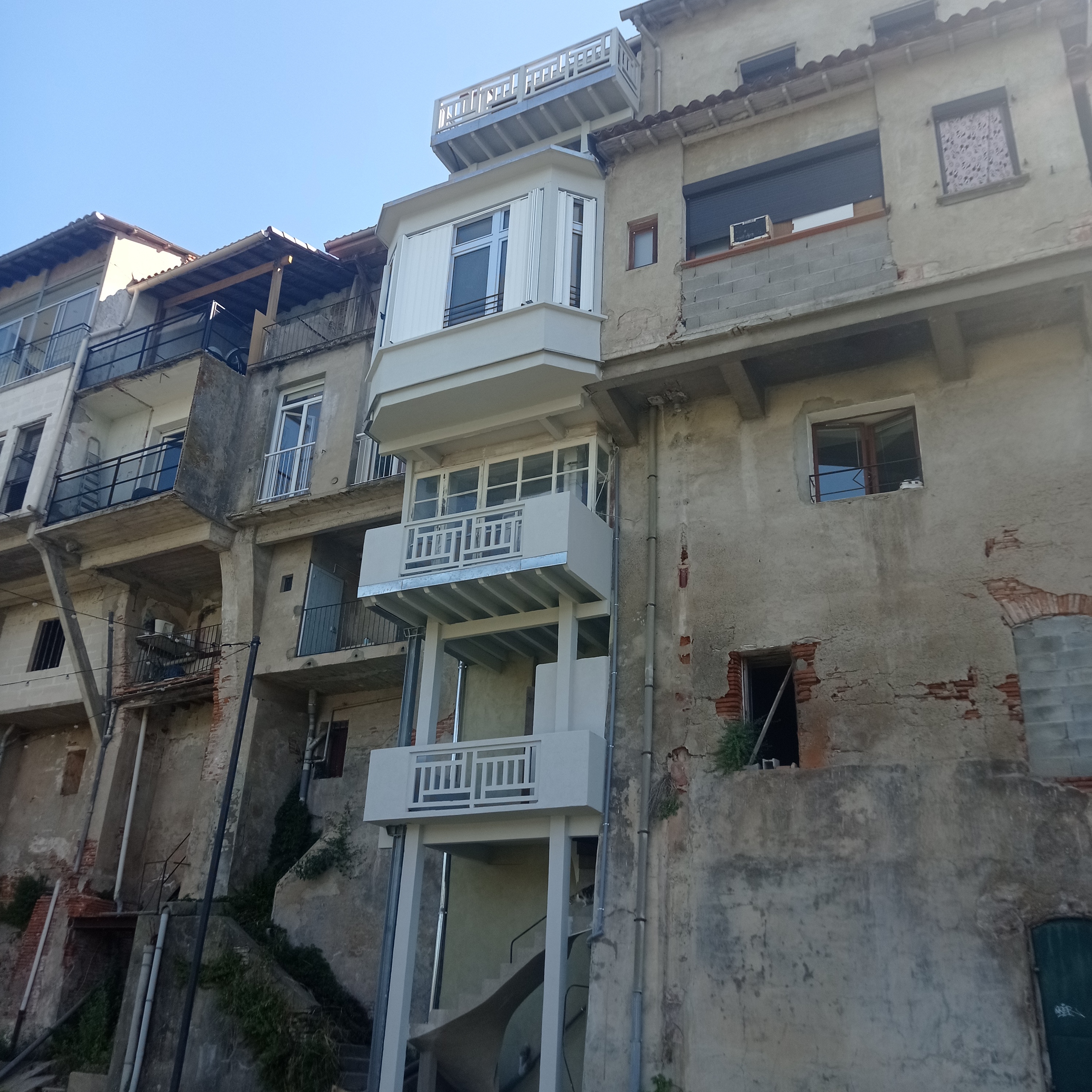 Restauration bâtiment 18m - Finition